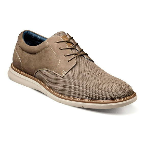 Nunn Bush® Chase Knit Men's Oxford Shoes Color: Taupe Multi Size: 11