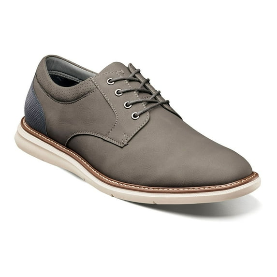 Nunn Bush® Chase Men's Oxford Dress Shoes Color: Gray Size: 12