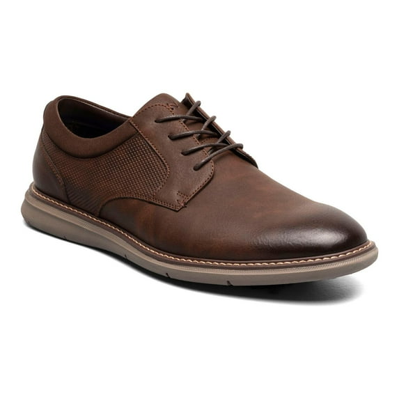 Nunn Bush® Chase Men's Plain Toe Oxford Shoes Color: Brown Size: 9.5