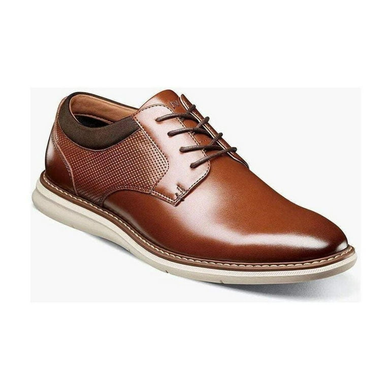 nunn bush dress shoes Nunn Bush Chase Plain Toe Oxford 10.5 Men's Cognac