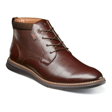 Nunn Bush Chase Plain Toe Chukka Dress Modern Boot Brandy 85049-226