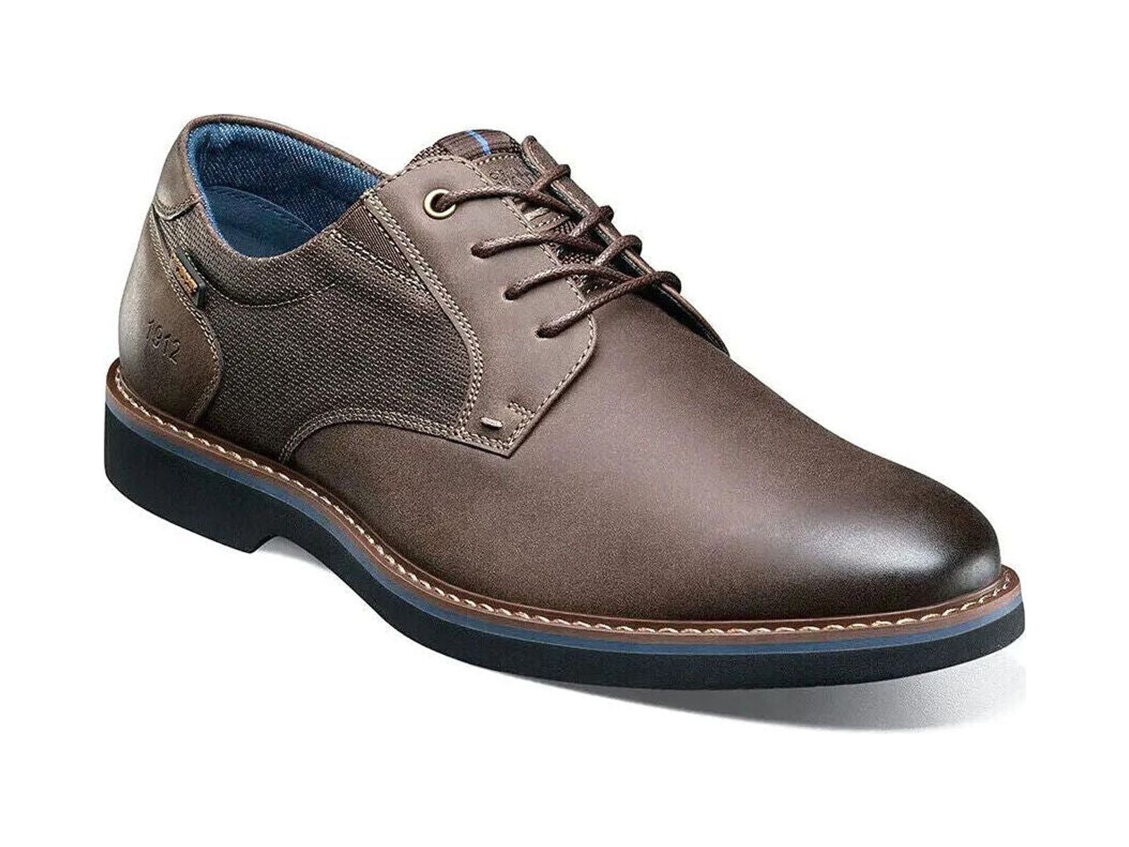 Nunn Bush Dakoda Plain Toe Oxford Work Shoes Classic Brown 81270