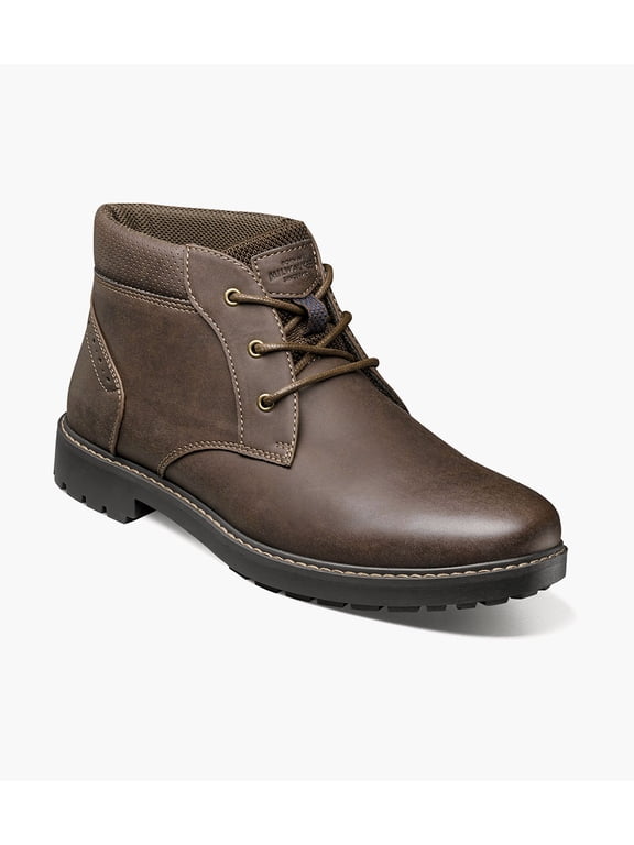 Delton Men's Plain Toe Chukka Boot, Brown, 13