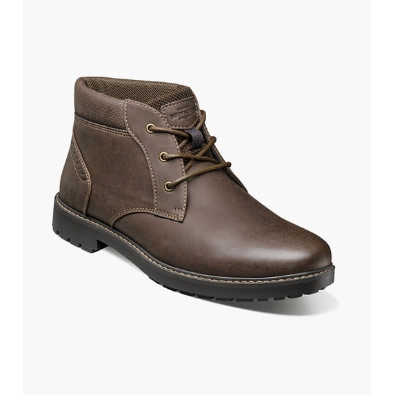 Nunn Bush Delton Men's Plain Toe Chukka Boot, Brown, 8.5