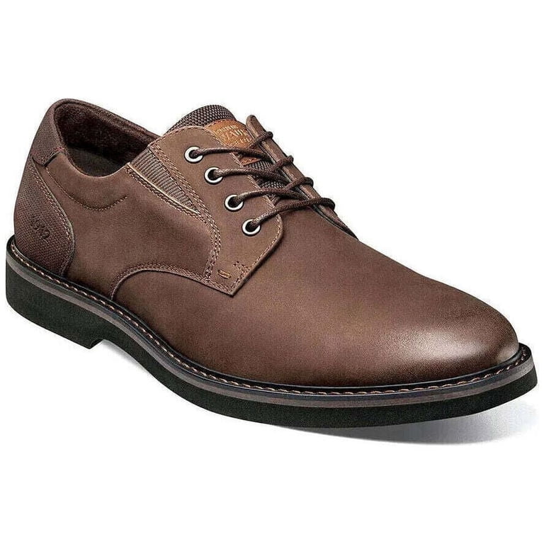 Nunn Bush Denali Dark Brown Mens 12W Waterproof Plain Toe Oxford Shoes 84886-201 Denali Waterproof Plain Toe Oxford Men main image 3