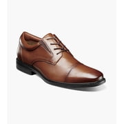 Nunn Bush Jarvis Men's Cap Toe Oxford, Cognac, 12W