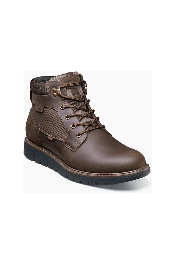 Men's Karnak Plain Toe Boot Lightweight Comfortable Chukka, Brown, 10.5 Medium