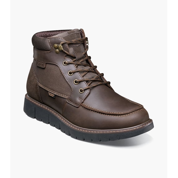Nunn Bush Men's Karnak Moc Toe Boot, Brown Crazy Horse, 10W