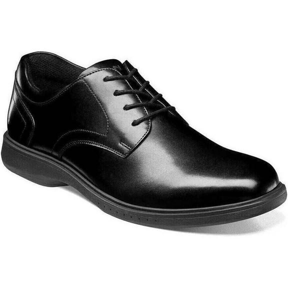 Nunn Bush Kore Pro Men's Leather Oxford Shoes Color: Black Size: 10