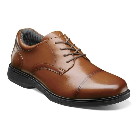 Nunn Bush® Kore Pro Men's Oxford Dress Shoes Color: Cognac Size: 15 WIDE