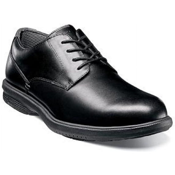 Nunn Bush Mens Marvin Street Plain Toe Oxford with Kore Slip Resistant Walking Comfort Technology