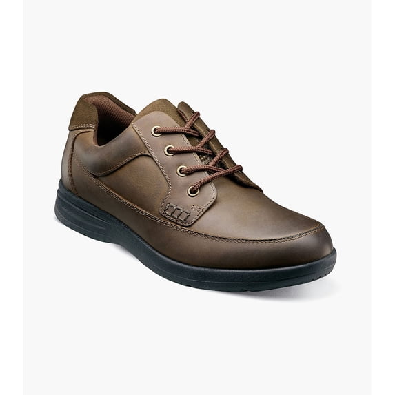 Nunn Bush Cam Men's Moc Toe Oxford, Brown Crazy Horse, 8WW