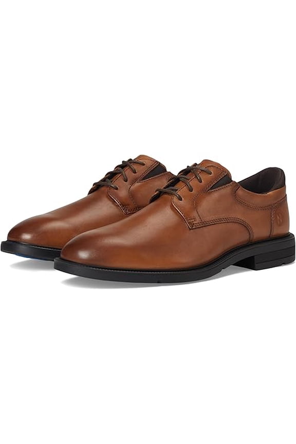 Men's Kore Icon Plain Toe Oxford Easy Off Dress Casual Shoe, Cognac, 11.5 M