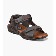 Nunn Bush Rio Bravo Mens Three Strap River Sandal, Brown, 11