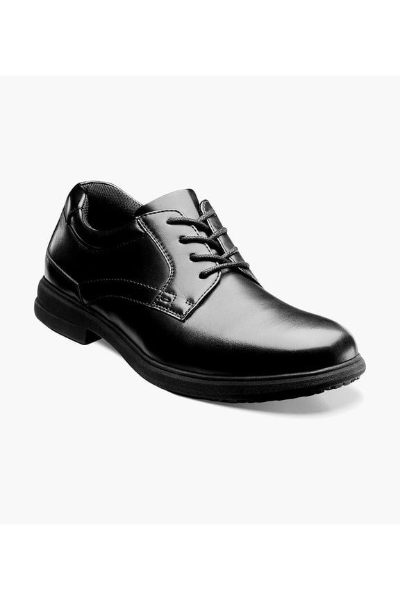 Nunn Bush ShermanĀ Men's Plain Toe Oxford, Black, 11