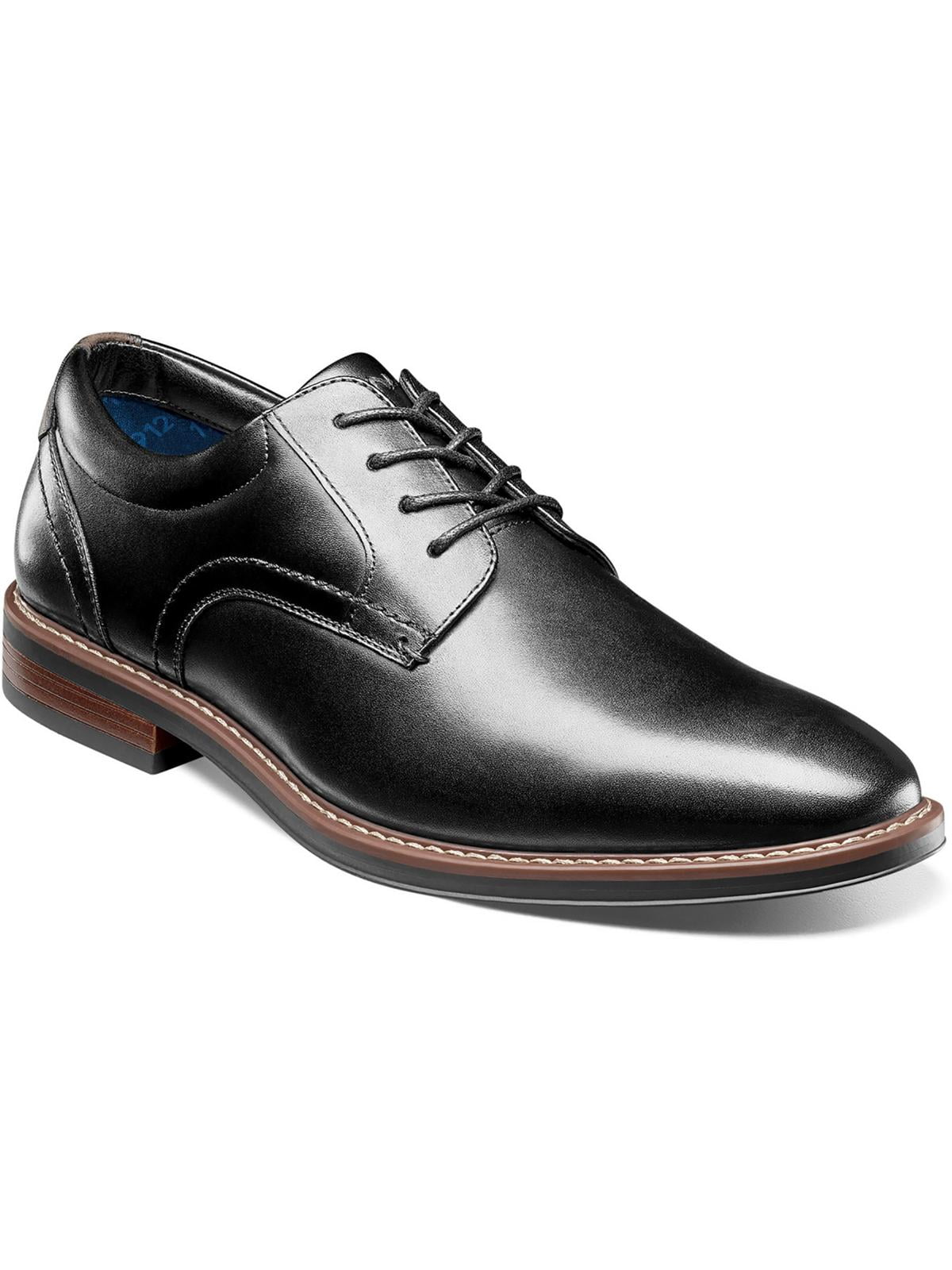 Nunn Bush Mens Lace Up Almond Toe Oxfords - Walmart.com