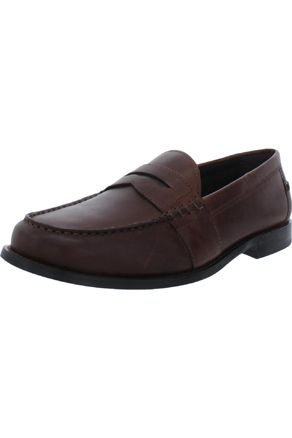 Men's Noah Penny Loafer Dress Casual Slip On Shoe 8.5 Brown