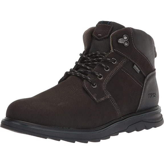 Nunn Bush Mens Luxor Waterproof Plain Toe Chukka Boot 11.5 Charcoal