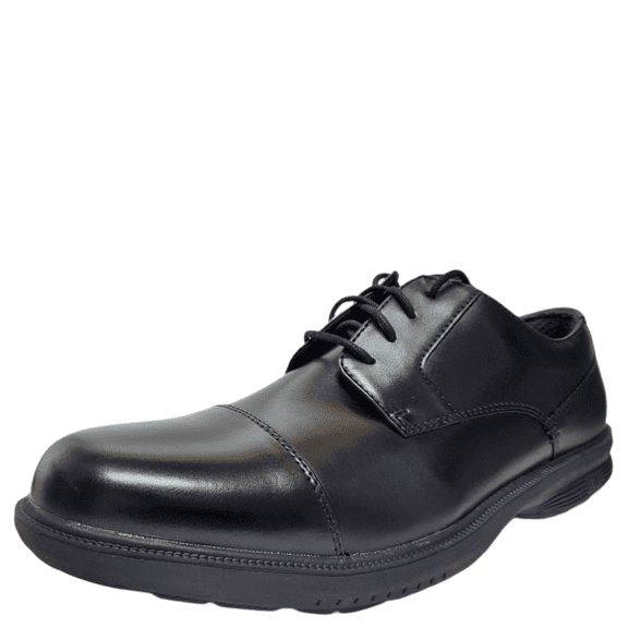 Nunn Bush Mens Melvin Street Oxfords with KORE Technology Leather Black 8.5M