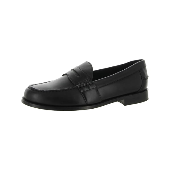 Men's Nunn Bush Noah Penny Loafer Black Leather 11.5 M