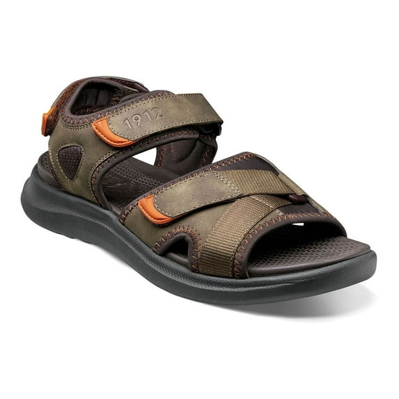 Nunn Bush® Rio Vista Men's Slide Sandals Color: Olive Size: 10 WIDE