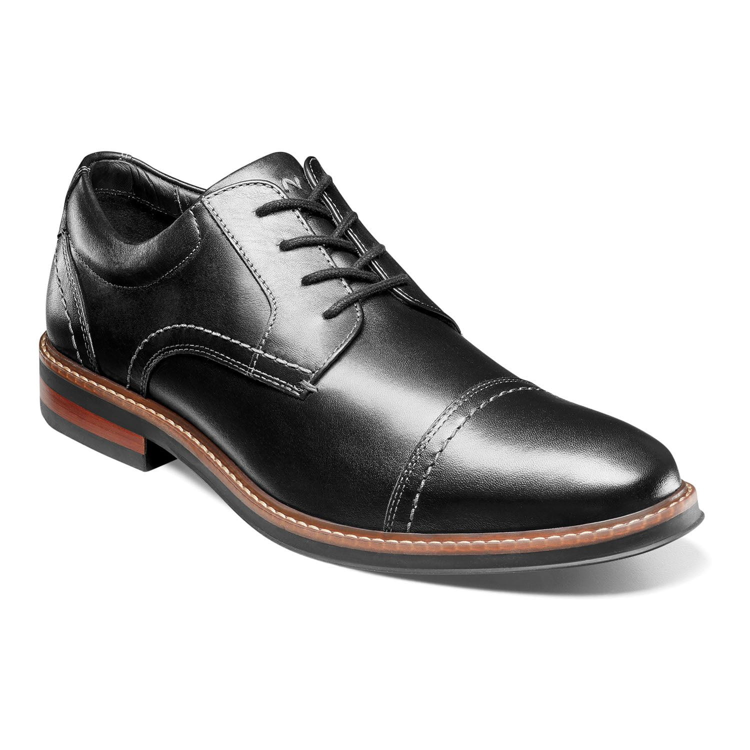 New Nunn Bush® Westfield Men\'s Leather Cap Toe Oxford Dress Shoes Cognac 11 Amazon.com | Nunn Bush Centro Flex Plain Toe Oxford Cognac 7  main image 4