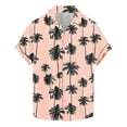 thumbnail image 1 of NuoCaiYun Men'S Fashion Casual Floral Print Hawaiian Shirt Short Sleeve Turndown Collar Shirt Blouse, 1 of 4