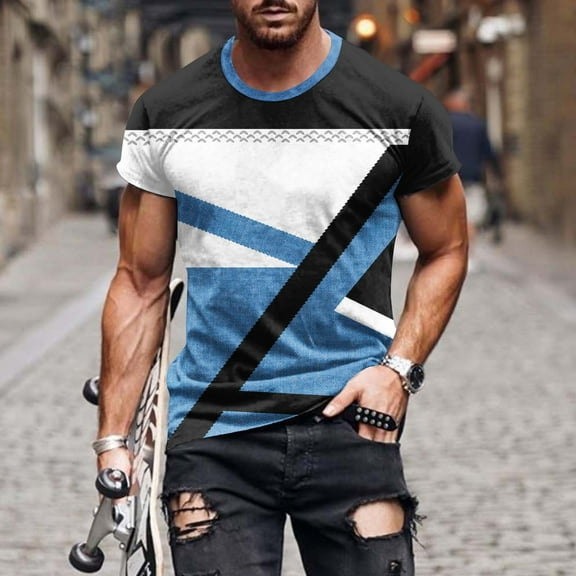NuoCaiYun Men'S Gym Workout Short Sleeve Tees Casual Pullover Fitness Sports T-Shirt Summer Lightweight Blouse