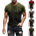 thumbnail image 1 of NuoCaiYun Summer Lightweight Blouse Gym Workout Short Sleeve Tees for Men Casual Pullover Fitness Sports T-Shirt, 1 of 6