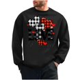 thumbnail image 1 of NuoCaiYun Sweatshirt Men's Crew Neck Fashion Valentine's Day Print Tops Long Sleeve Casual Loose Comfort Pullover, 1 of 6