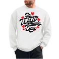 thumbnail image 1 of NuoCaiYun Sweatshirt for Men Fashion Valentine's Day Print Pullover Long Sleeve Crew Neck Casual Loose Comfort Tops, 1 of 6