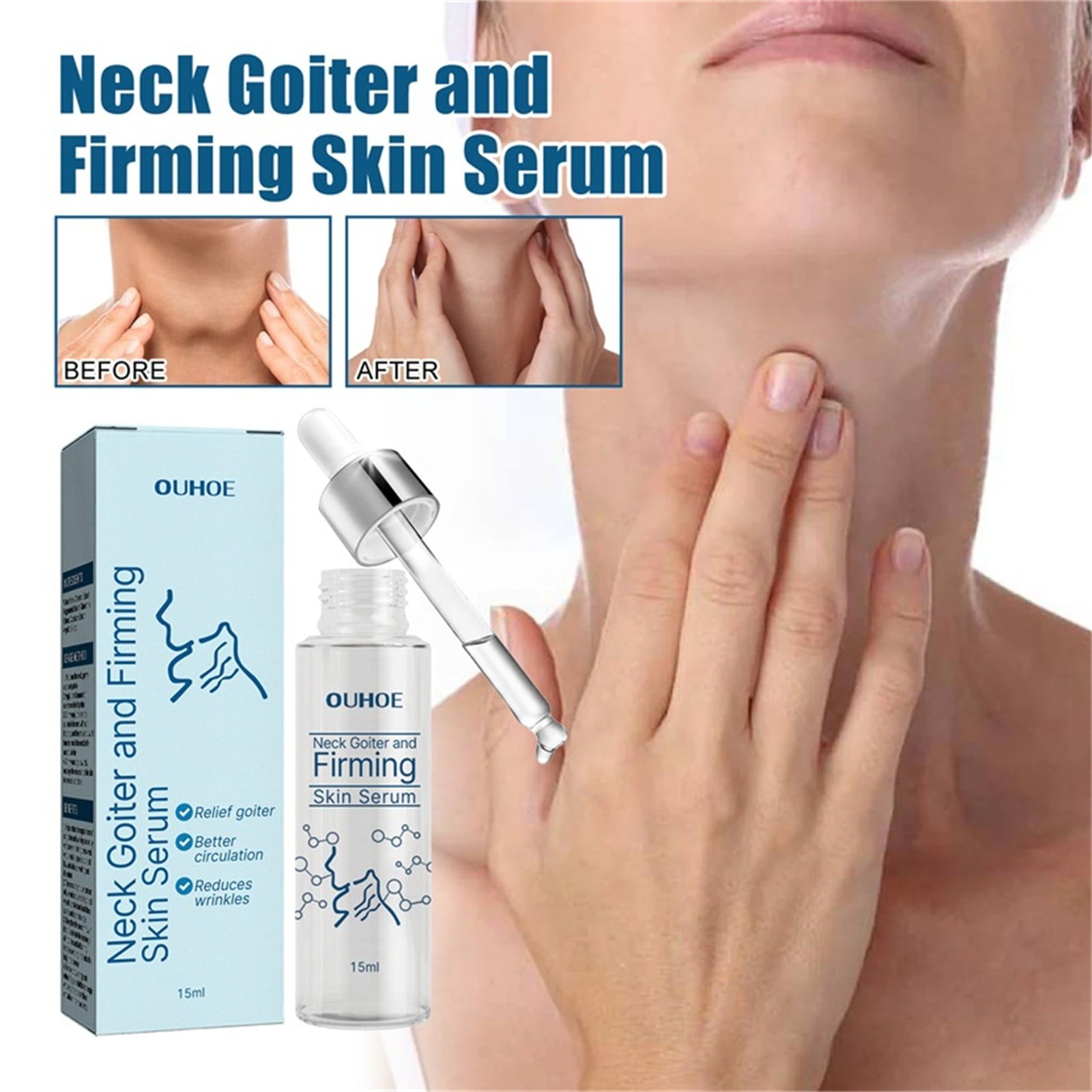 NuoWeiTong Facial Serum,Neck Firming Fluid, Neck Fluid, Wrinkle Fluid