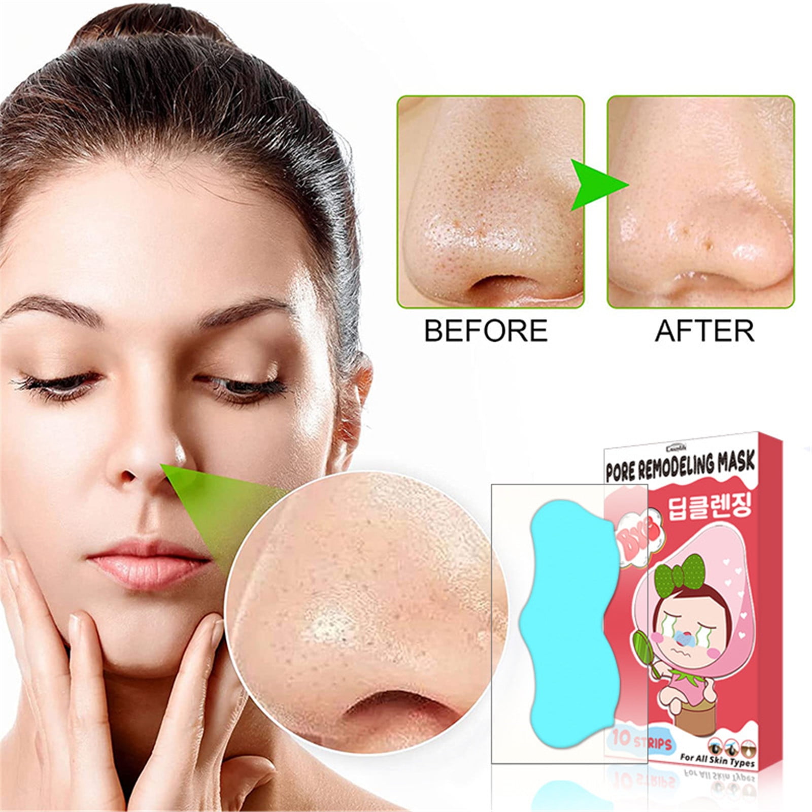 NuoWeiTong Remove Blackheads From Face,Blackhead Remover, Patch Melting