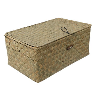 1pc Brown Desktop Storage Basket With Dividers For Pens, Tissues, And Small  Items Storage In Living Room And Home Office