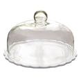thumbnail image 1 of Nuolux Cake Dome Cover Glass Food Stand Dessert Display Plate Serving Platter Cloche Cupcake Clear Cheese Tray Lid Server, 1 of 7