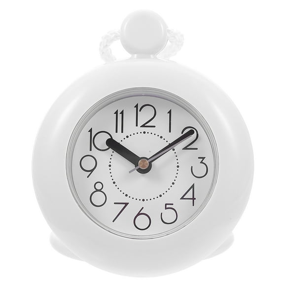 Nuolux Vintage Style Silent Wall Clock, Small Non-Ticking Decorative Hanging Clock for Bathroom and Kitchen