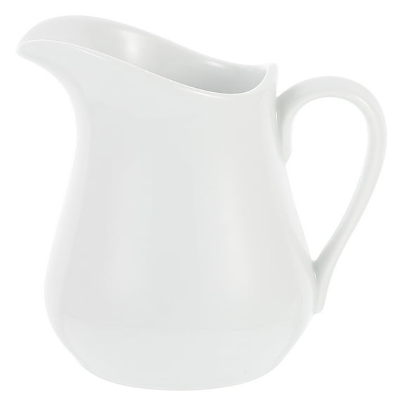 Nuolux Creamer Pitcher Ceramic Creammini Handle Cup Frothing Vintage Rustic Smallserving Pourer Porcelain Jug