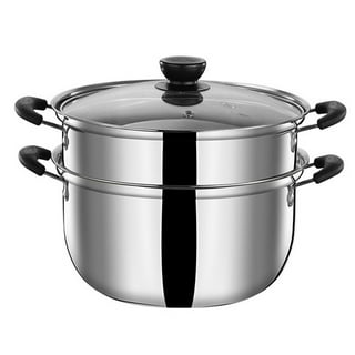 Granite Ware 15.5 Qt Steamer with Lid. Enameled steel perfect for seafood,  soups or sauces.