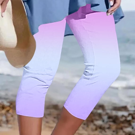 Nuoqisi Buttery Soft Leggings for Women - High Waisted Tummy Control No See Through Workout Yoga Cycling Tights Cropped Pants