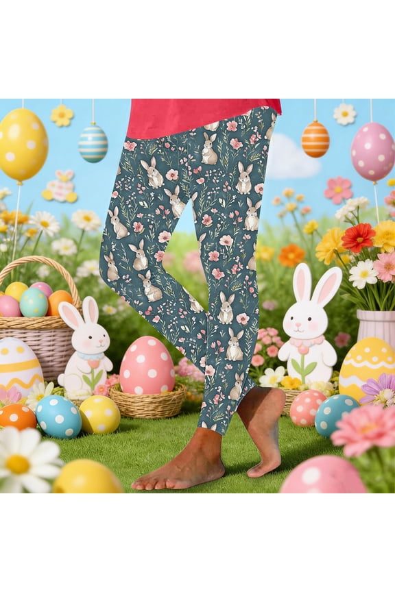 Easter Boho Yoga Pants for Women Joggers Workout Pants Casual Dance Sweatpants Beach Sport Pants Trousers