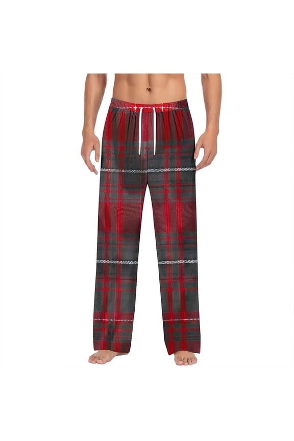 Fashion Casual Home Lounge Sweatpants Men All Over Print Relaxed for Bedroom Chill Evening Cold Weather