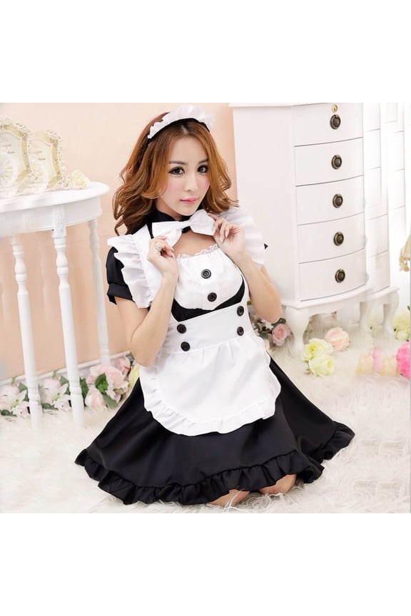Maid Outfit Cosplay Costume for Anime Events&nbsp;- Themed Attire for Conventions and Themed Restaurant Service