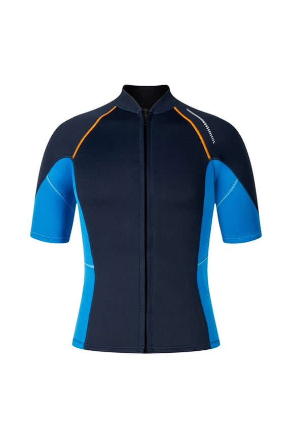 Men's 1.5MM Short Sleeve Wetsuit - Snorkeling Surfing Thermal Diving Suit for Men, Swimwear for Water Sports