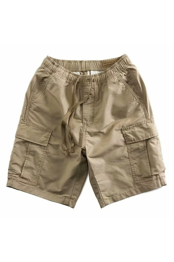 Men's Millitary Shorts,Tactical Camouflage Outdoor Casual Shorts,Multi-Pocket Drawstring Relaxed Fit Quick Dry Cargo Shorts