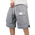 thumbnail image 1 of Nuoqisi Men's Solid Color Cargo Shorts - Casual Work Style Shorts with Multiple Pockets for Everyday Wear and Outdoor Activities, 1 of 6