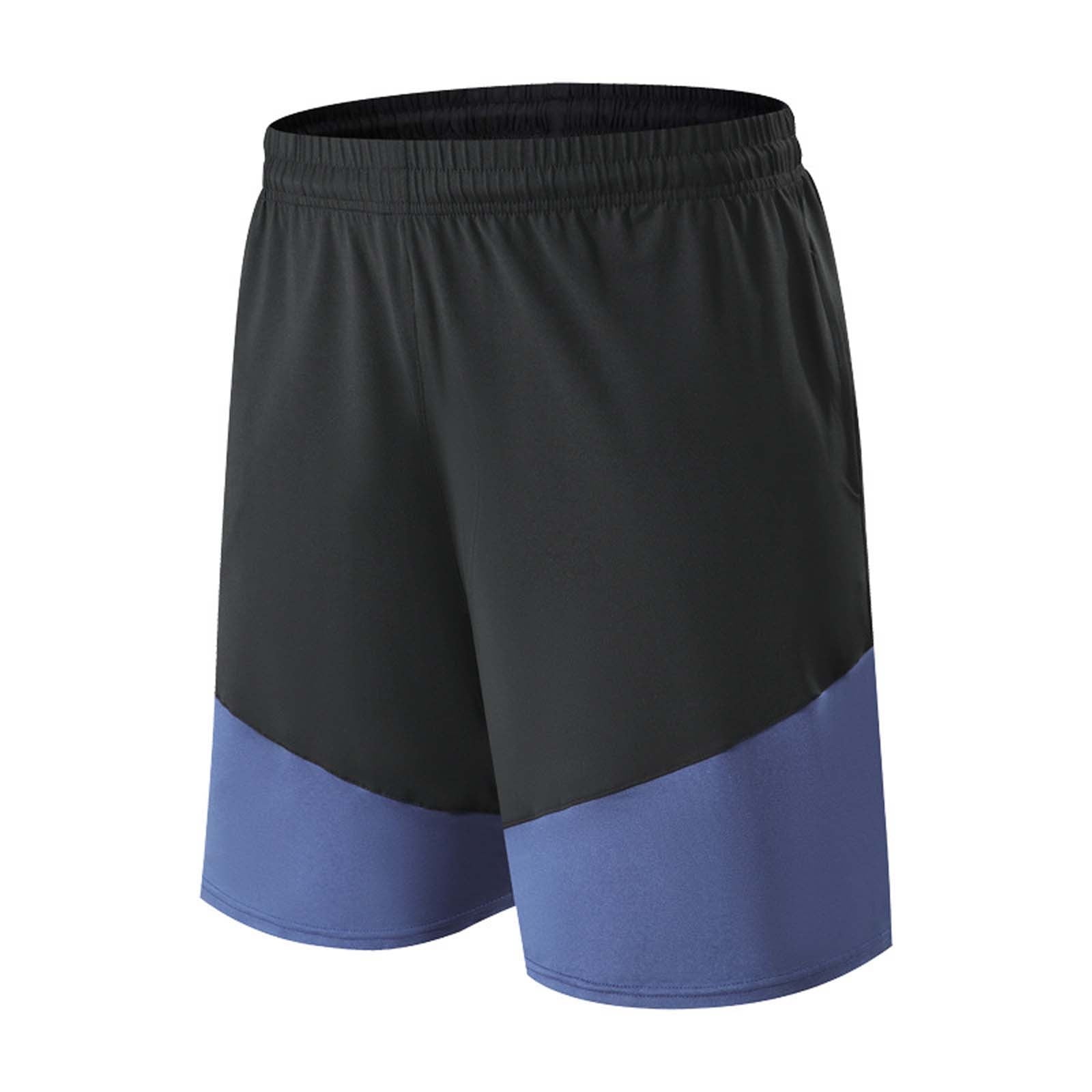 Nuoqisi Men's Summer Color Block Basketball Stretch Training Sport ...