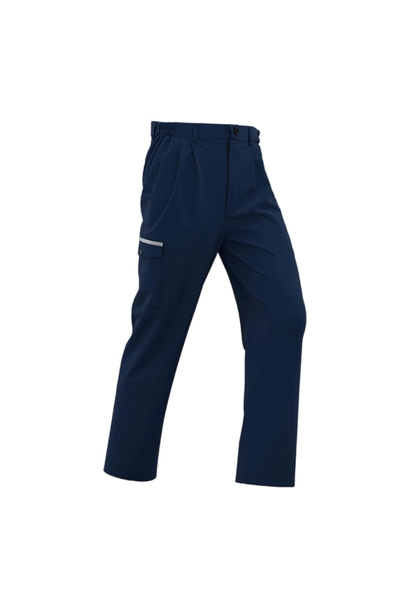 Mens Solid Durable Work Pants Multi Pocket Button Zipper for Construction Gardening Farming Landscaping Labor