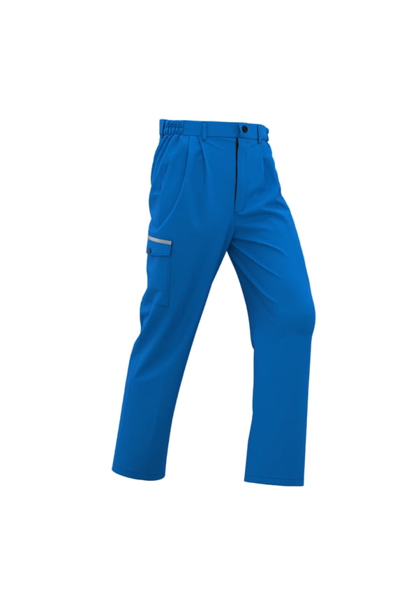 Mens Solid Durable Work Pants Multi Pocket Button Zipper for Construction Gardening Farming Landscaping Labor