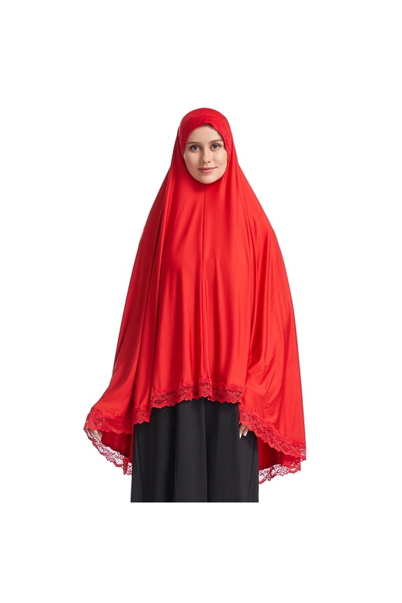 Women's Elegant Modest Muslim Islamic Ramadan Soft Lightweight Hijab Long Scarf 2026 Prayer Clothes