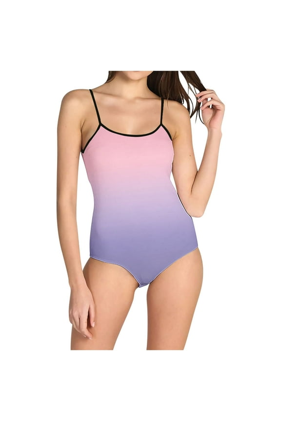 Women's Fashion Print Strap Bikini Swimsuit - Trendy Design for Stylish Water Activities and Seasonal Photo Opportunities